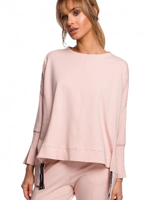 Sweatshirt Moe Hoodie with Puffed Sleeves Voluminous Trendy