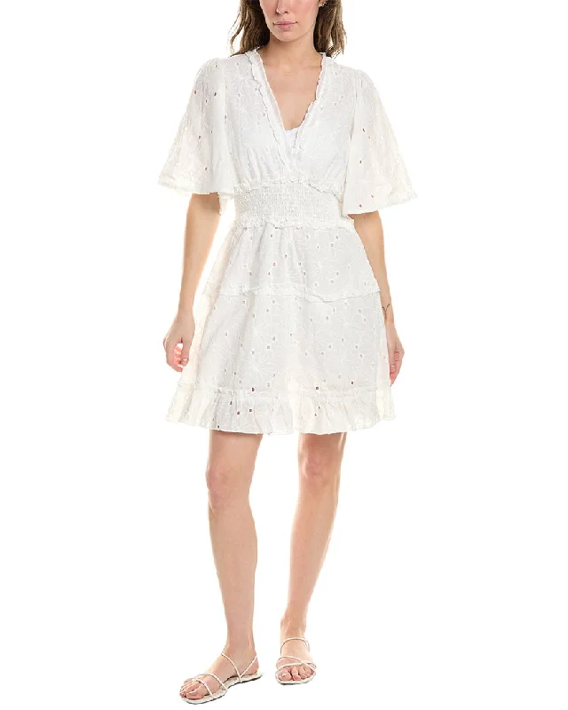 ANNA KAY Western Dress Crew Neckline Casual