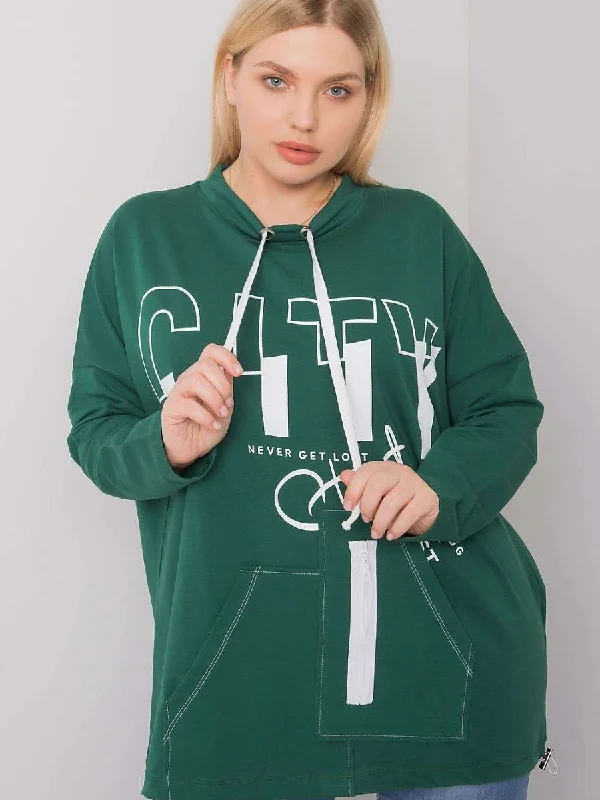 Sweatshirt Relevance Hoodie with Embroidery Detailed Premium