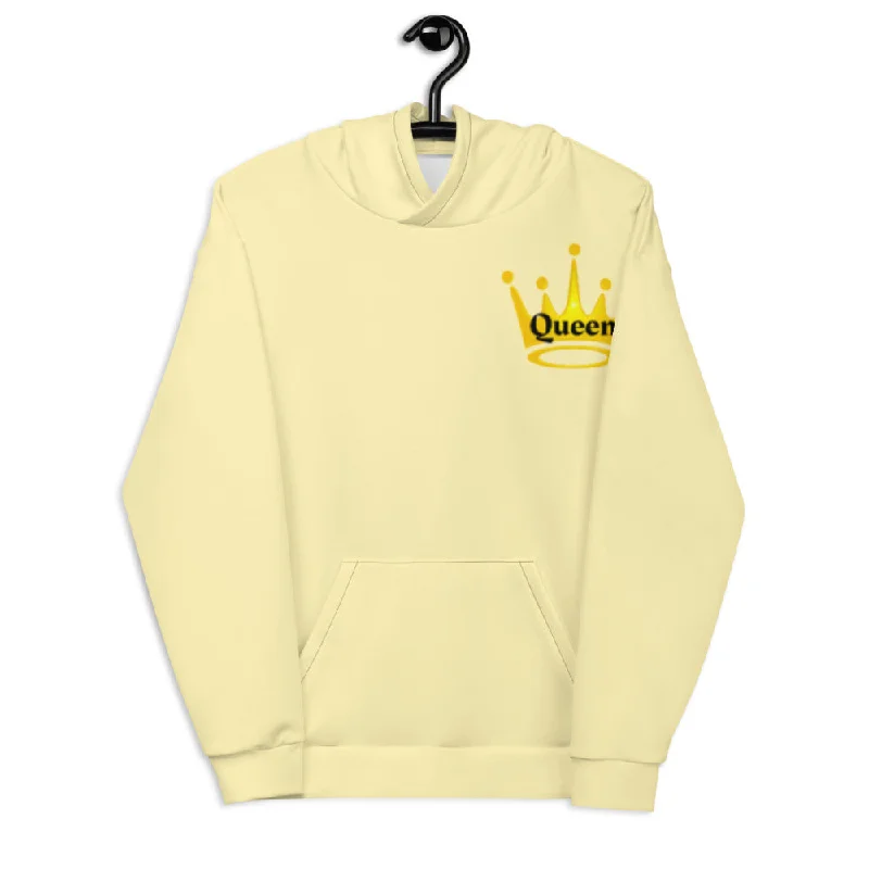 Queen Unisex Hoodie Hoodie with Drawstring Waist Adjustable Fitted