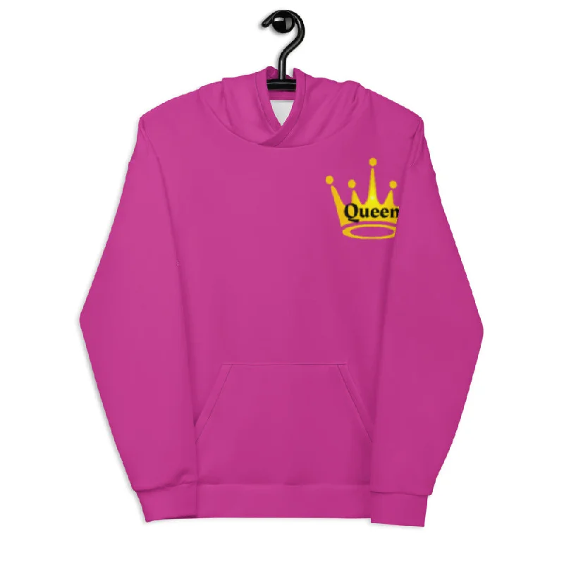 Queen Unisex Hoodie Hoodie with Half-Zip Sporty Casual
