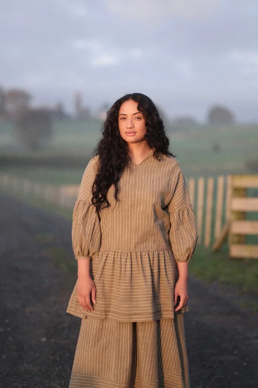 Hart Dress | Moss Stripe Tunics New arrival