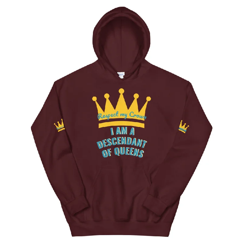 Queen Unisex Hoodie Hoodie Jacket Zipper Layering