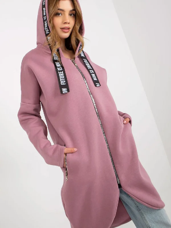 Sweatshirt Relevance Hoodie with Zipper Placket Modern Functional