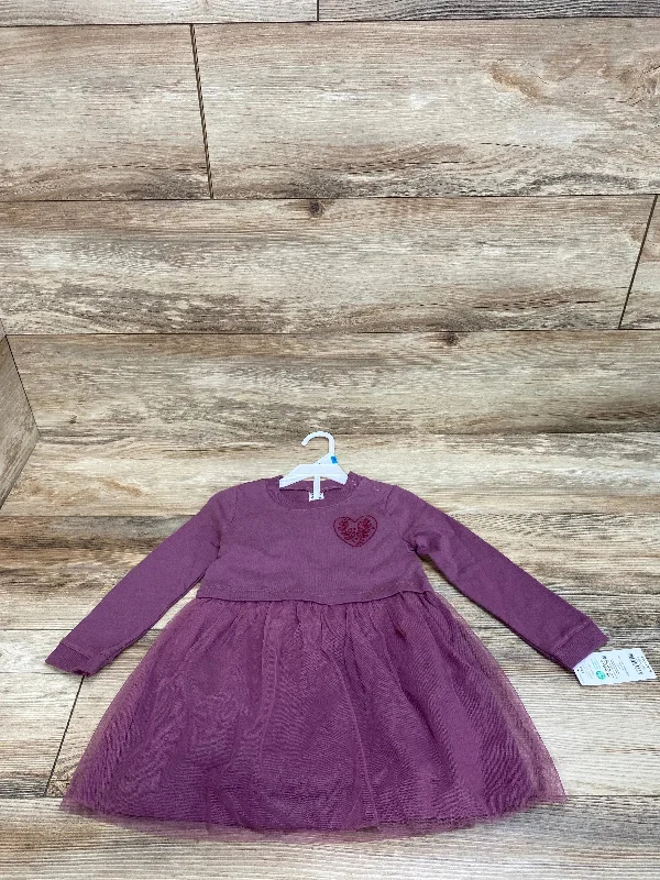 NEW Carter's Tulle Sweatshirt Dress & Bloomers Purple sz 24m Hoodie with Print Artistic Unique NEW Carter's Tulle Sweatshirt Dress & Bloomers Purple sz 24m Hoodie with Print Artistic Unique