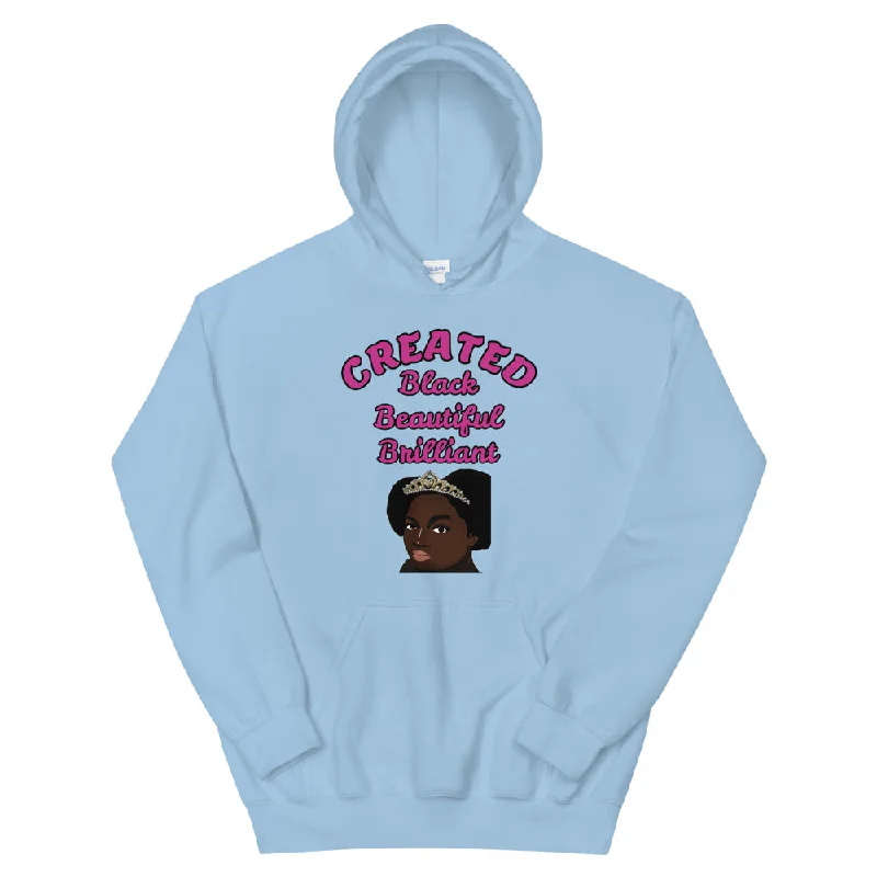 Black Queen Unisex Hoodie Hoodie with Hem Ribbing Snug Secure