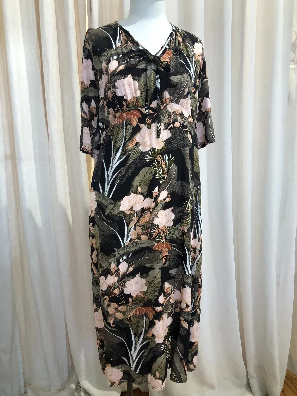 Juna Tie Joni Dress | Palma Rosa A-Line Day Work
