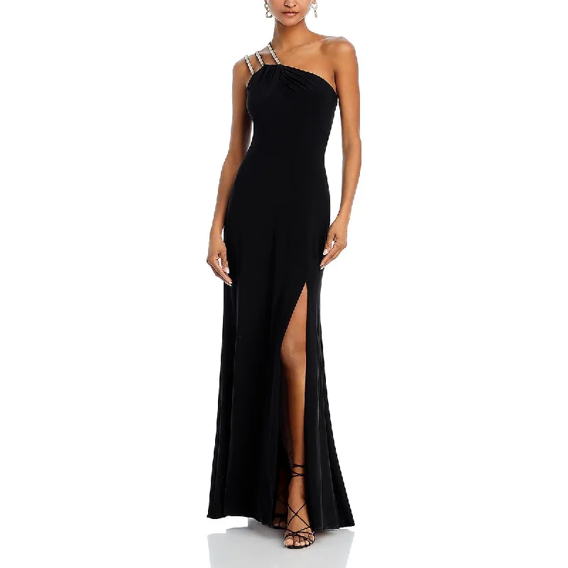 Aqua Womens Slit  Evening Dress Tunics Business professional