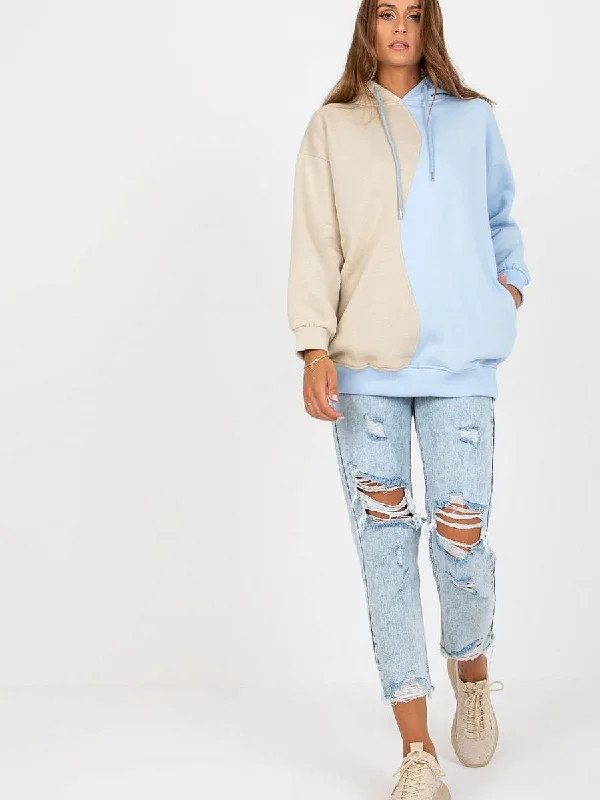 Sweatshirt Rue Paris Hoodie with Earth Tones Natural Calm