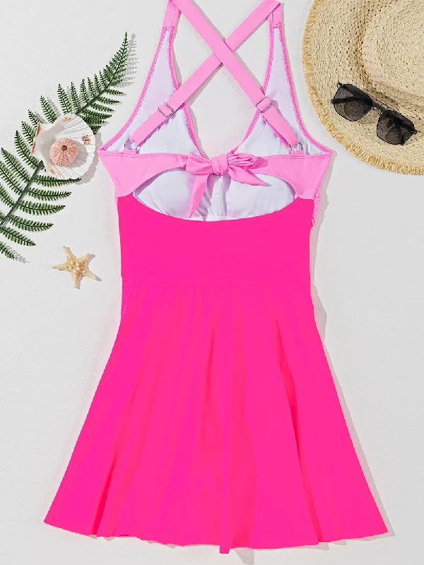 Comfortable Swimsuit Elegant Swim Dress