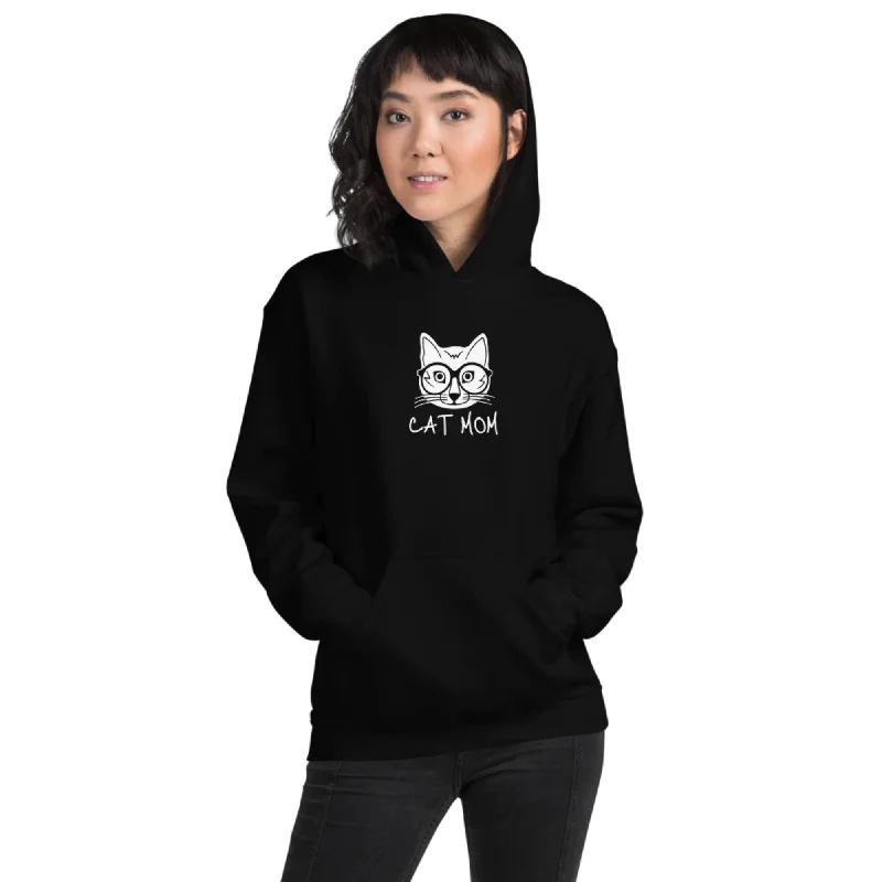 Cat Mom Heavy Blend Hoodie Hoodie with Magnetic Closure Innovative Modern
