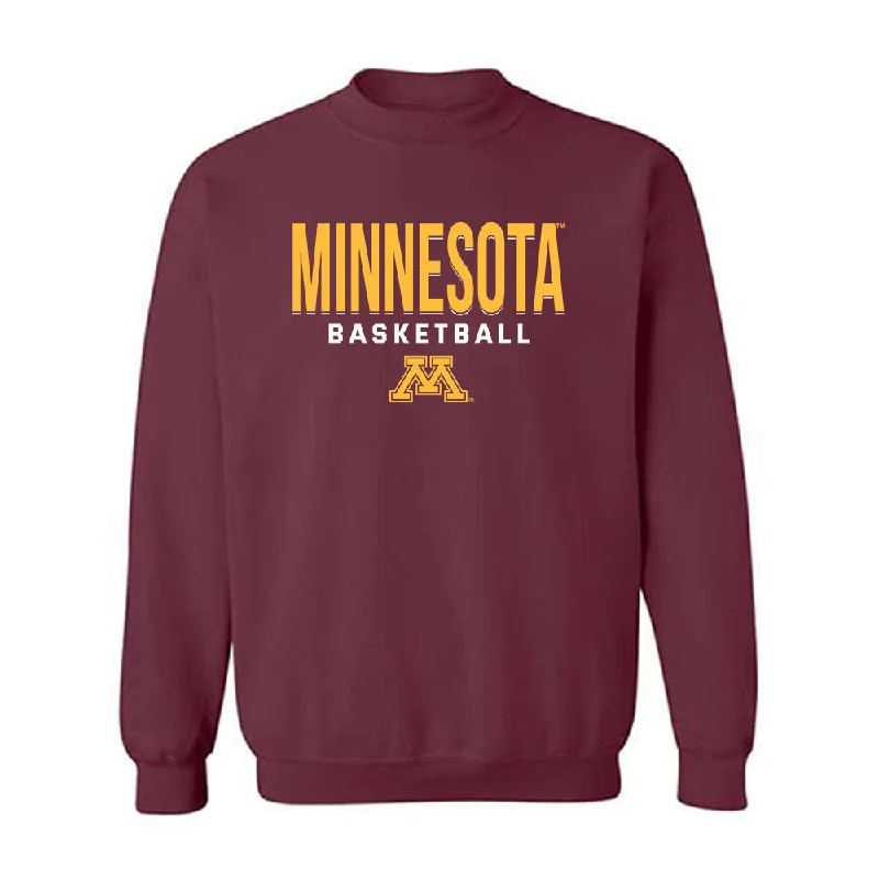 Minnesota - NCAA Women's Basketball : McKenna Johnson - Classic Shersey Crewneck Sweatshirt Hoodie with Hem Detail Decorative Unique