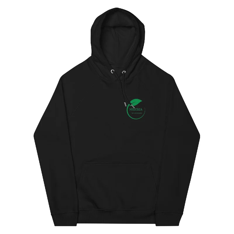 Unisex eco raglan hoodie Hoodie with Front Slit Layering Stylish