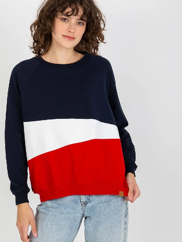 Sweatshirt Relevance Hoodie with Hem Detail Decorative Unique