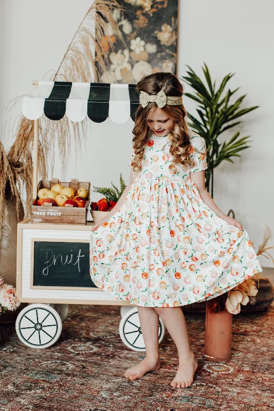 You're a Peach S/S Pocket Twirl Dress Tunics Cozy soft