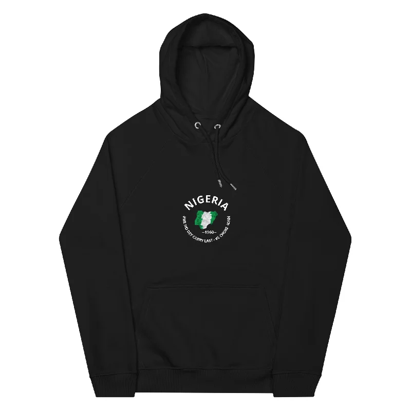 Unisex eco raglan hoodie Hoodie with Hem Ribbing Snug Secure