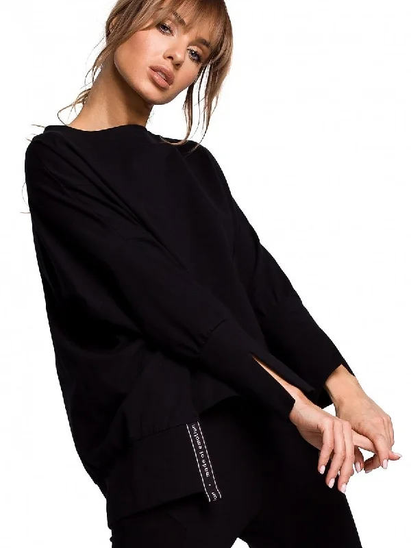 Sweatshirt Moe Hoodie with Raglan Sleeves Sporty Comfortable