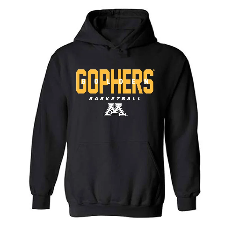 Minnesota - NCAA Women's Basketball : McKenna Johnson - Classic Fashion Shersey Hooded Sweatshirt Hoodie with Front Slit Layering Stylish