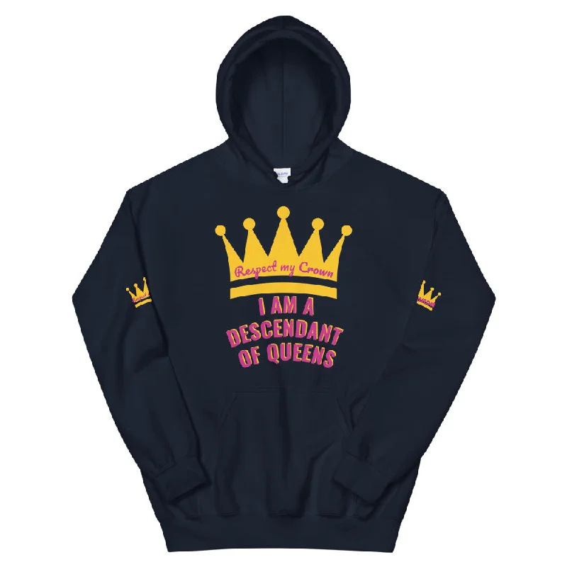 Queen Unisex Hoodie Hoodie Crop Top Short Trendy