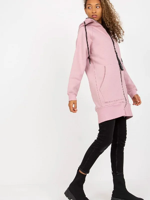 Sweatshirt Rue Paris Hoodie with Double Zipper Versatile Adjustable