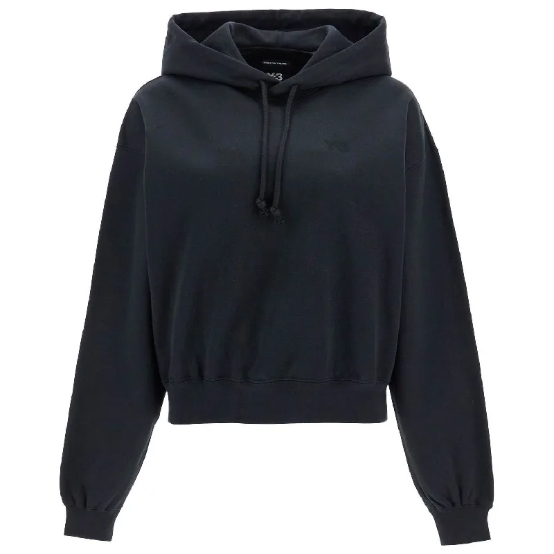 Y-3 boxy hoodie with hood Hoodie with Elastic Cuffs Stretchable Comfortable