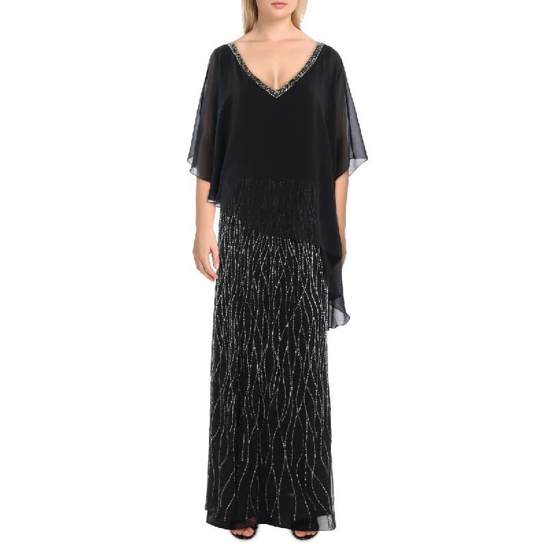 Plus Womens Beaded Maxi Evening Dress Tunics Bestseller popular