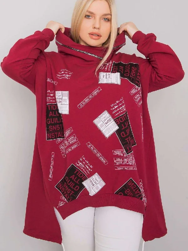 Sweatshirt Relevance Hoodie with Hood Adjustable Protection