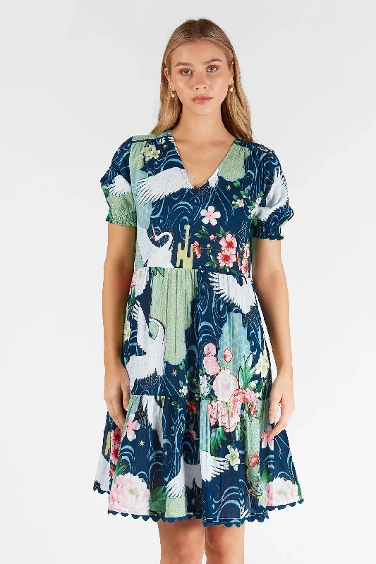 Lula Life - MIT-N Mitzuki Dress Tunics Office stylish