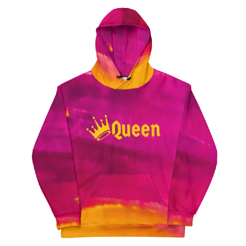 Royal Queen Unisex Hoodie Hoodie with Raglan Sleeves Sporty Comfortable
