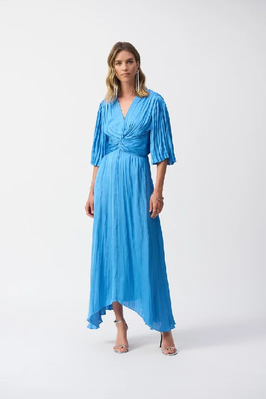 Joseph Ribkoff - 251903 Pleated Vee Neck Dress Tunics Prom sequined