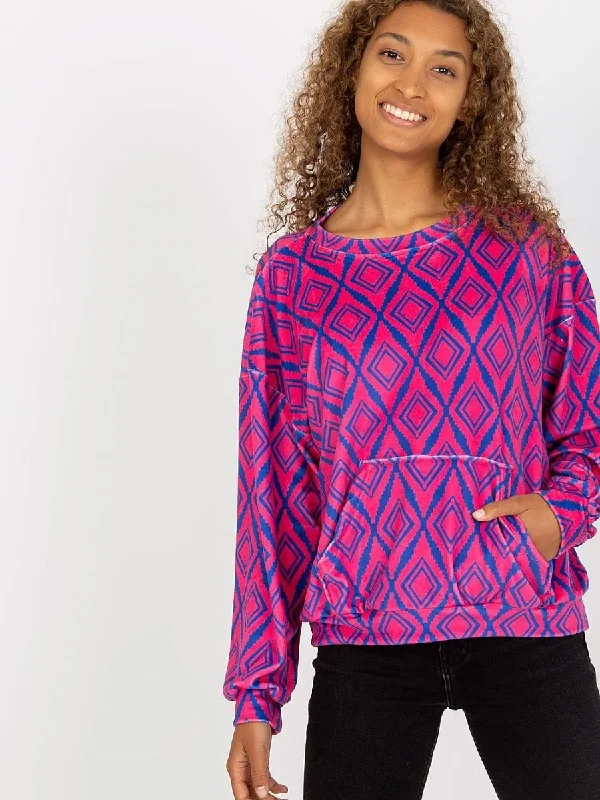 Sweatshirt Rue Paris Oversized Hoodie Comfort Casual
