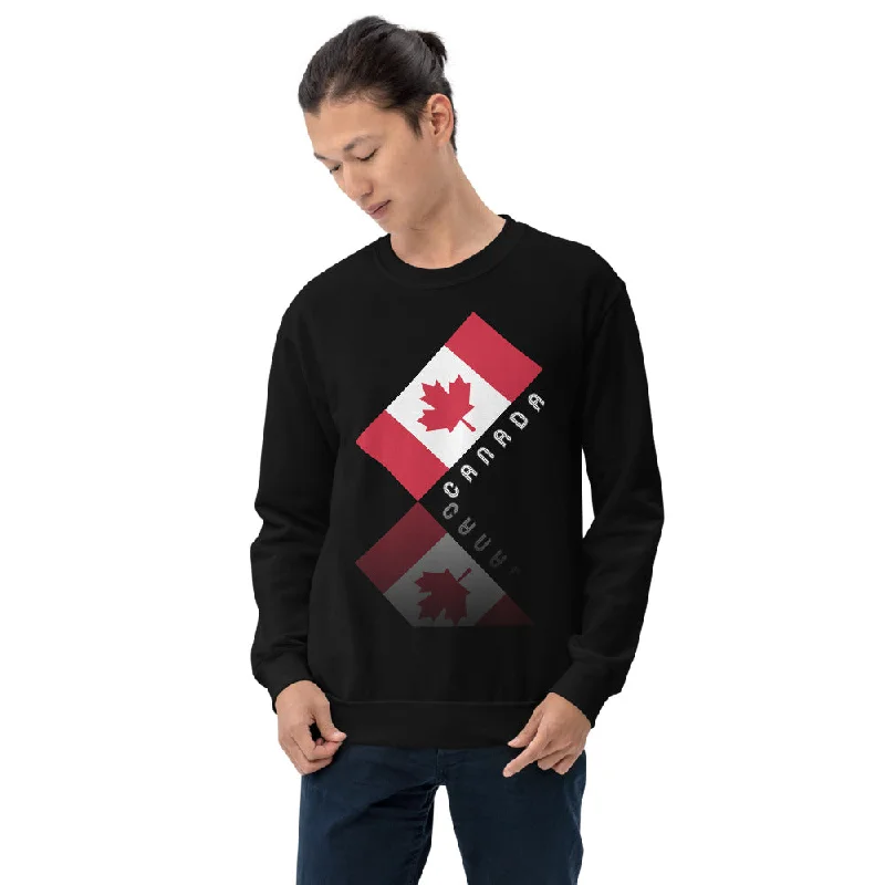 Elegant Maple Leaf Canada Unisex Crew Neck Sweatshirt Hoodie with Mesh Breathable Sporty Elegant Maple Leaf Canada Unisex Crew Neck Sweatshirt Hoodie with Mesh Breathable Sporty
