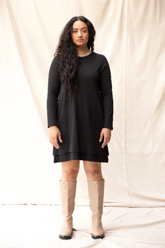 Fig Dress | Black Tunics Canvas sturdy