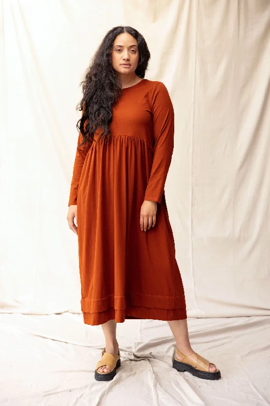 Fennel Dress | Chestnut Shift Classic Vintage