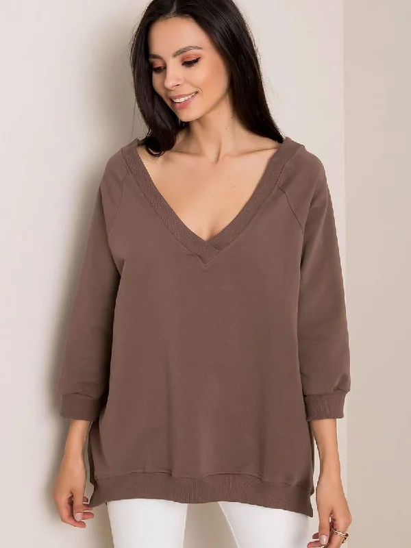Sweatshirt Rue Paris Hoodie with Hood Adjustable Protection