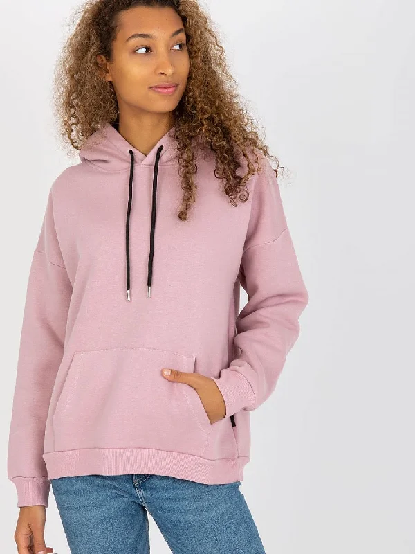 Sweatshirt Rue Paris Hoodie with High Neck Warm Protective