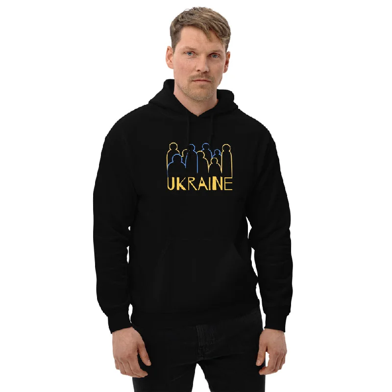 Ukraine Crowd Unisex Heavy Blend Hoodie Hoodie with Drawstring Waist Adjustable Fitted Ukraine Crowd Unisex Heavy Blend Hoodie Hoodie with Drawstring Waist Adjustable Fitted