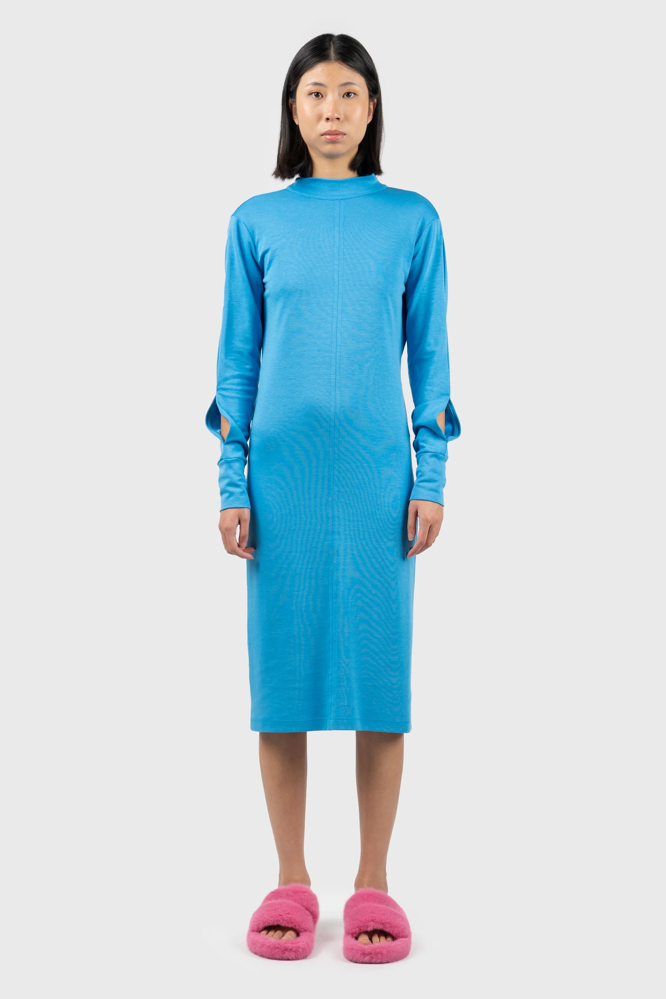 Knotted Back Long Dress Tunics Travel practical