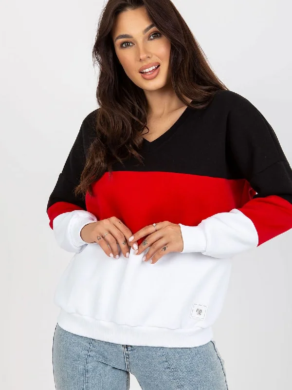 Sweatshirt Relevance Hoodie with Lace Feminine Delicate