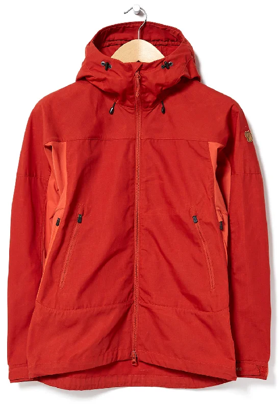 Fjällräven Abisko Light Women's Trekking Jacket - Cabin Red Appliqued Jacket Beaded Jacket Sequined Jacket