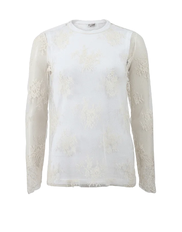 Lace With Jersey Tank breathable tank top