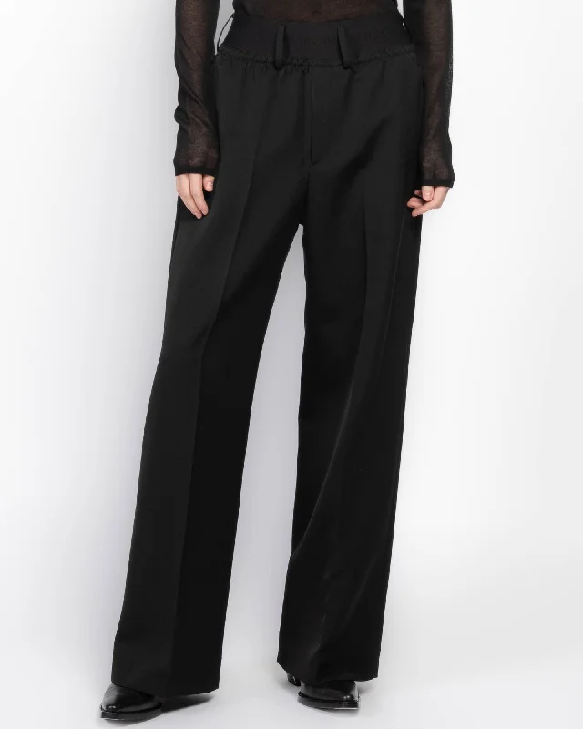 Elastic Waist Pants Cozy Jogger Leggings