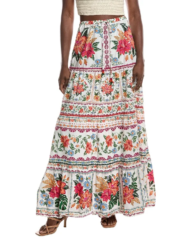 FARM Rio Bloom Garden Skirt lace skirt romantic