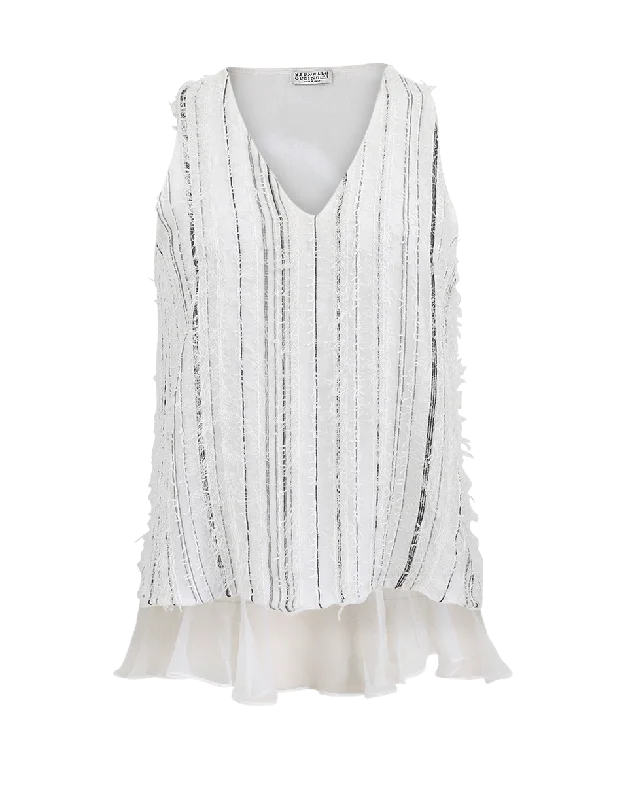 Monili Stripe Tank workout tank top
