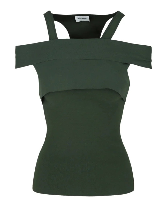 Two-Piece Knit Tank stretchy tank top