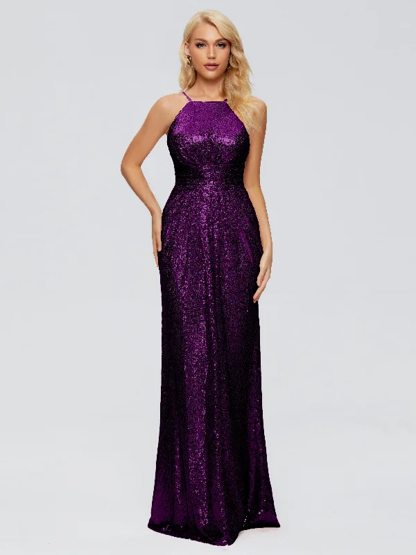 Mary Halter Hourglass Sequins Party Dresses Shift Classic Vintage