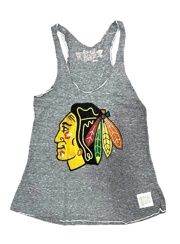 Women's Chicago Blackhawks Home Logo Marrow Edge Tank Top soft tank top