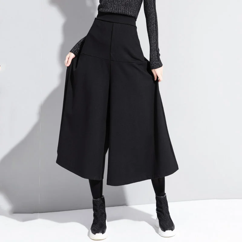 Women Casual Wide Legs Pants Fashionable Work Pants