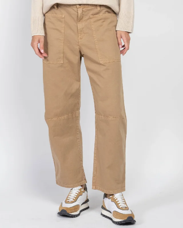 Sanded Twill Pants Sleek Black Pants