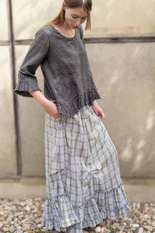 Prairie Skirt Cotton linen skirt light